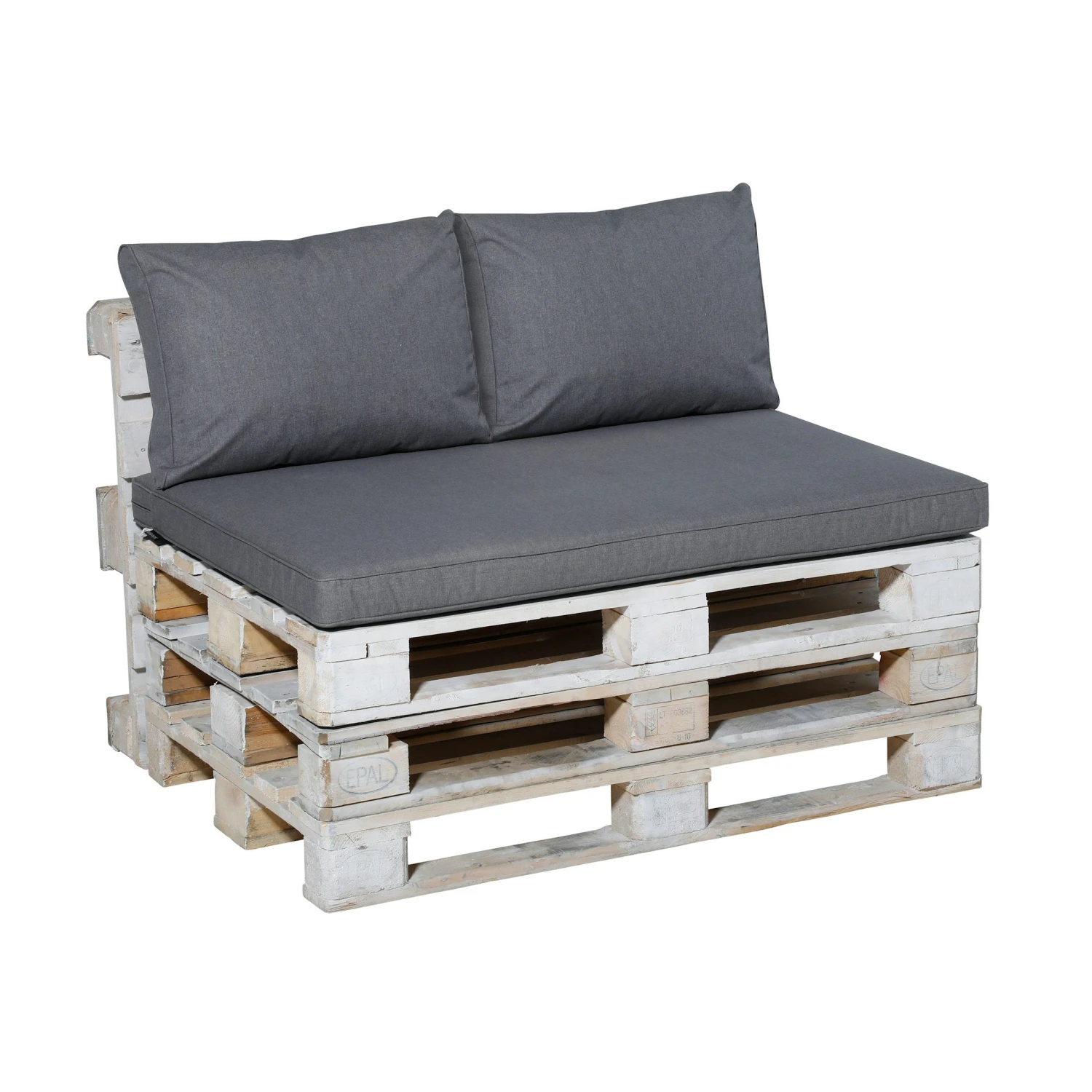Madison Oxford Lounge Pallet Kussen 120 X 80 Grey 6 Madison Oxford Lounge Pallet Kussen 120 X 80 Grey - Afbeelding 4