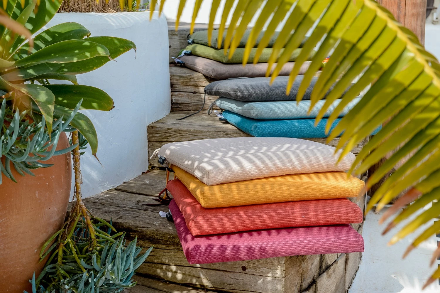 Madison Zitkussen Eco-line Groen 40 X 40 X 5 Cm 5 Madison Zitkussen Eco-line Groen 40 X 40 X 5 Cm - Afbeelding 3