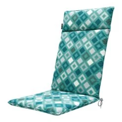 Madison Tuinstoelkussen Grids Sea Blue