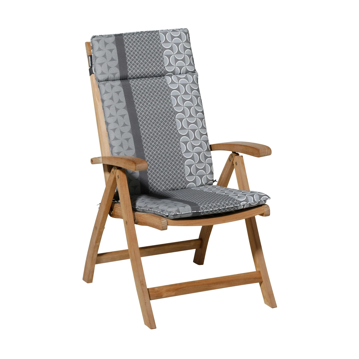 Madison Tuinstoelkussen Pasa Grey 4 Madison Tuinstoelkussen Pasa Grey - Afbeelding 2