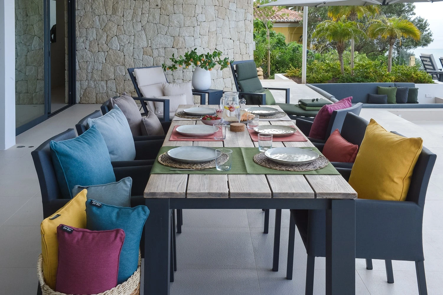 Madison sierkussen Eco Nature Mosgroen 50 x 30 cm 6 Madison sierkussen Eco Nature Mosgroen 50 x 30 cm - Afbeelding 4