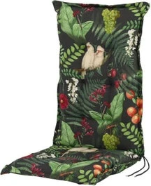 Madison Tuinkussen Hoge Rug Josie Grijs 123 X 50 X 6 Cm