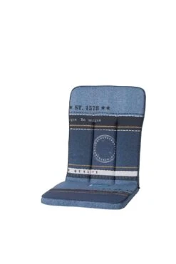 Madison Demin Blue Multi Hoog Kussen