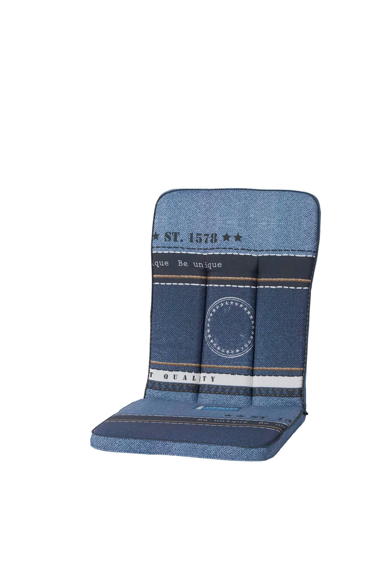 Madison Demin Blue Multi Hoog Kussen 3 Madison Demin Blue Multi Hoog Kussen