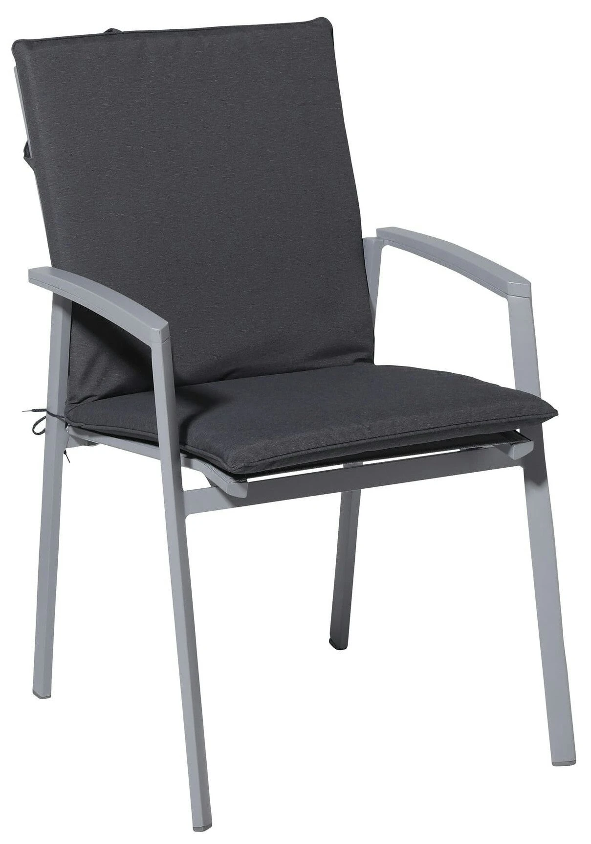 Madison Stapelstoel Tuinkussen Panama Grey 4 Madison Stapelstoel Tuinkussen Panama Grey - Afbeelding 2